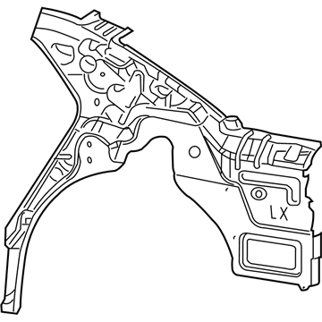 Mopar 68436612AC Body Side Aperture Inner