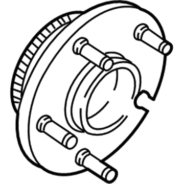 Mopar 52070321AB Wheel Bearing And Hub Assembly