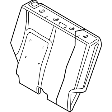 Mopar 1BC741D5AA Seat Back-Rear