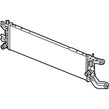 Mopar 68238491AD Radiator-Battery