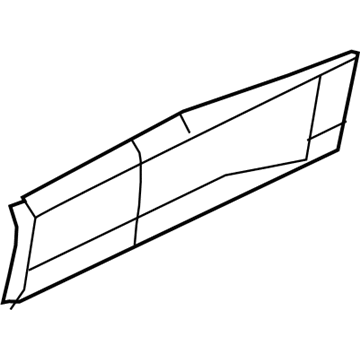 Mopar 5ZQ34TZZAD Molding-Rear Door