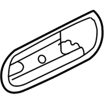 Mopar 55360634AB Handle-Exterior TAILGATE