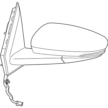 Mopar 5MJ501CLAH Outside Rear View Mirror