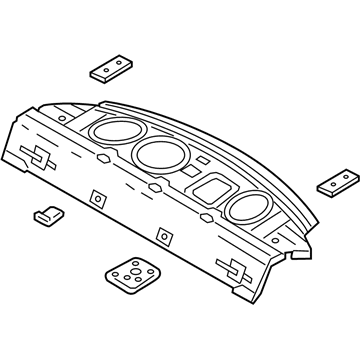 Mopar 68037870AI Panel-Rear Shelf