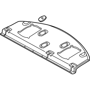 Mopar MR641711 Panel-Rear Shelf