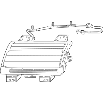 Mopar 55112884AF Lamp-Park And Turn Signal