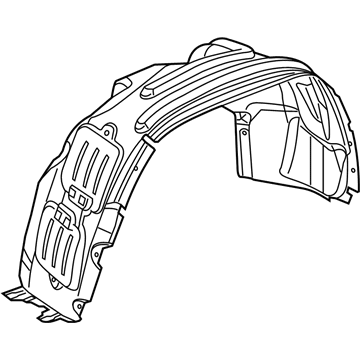 Mopar 68209688AE Shield-WHEELHOUSE