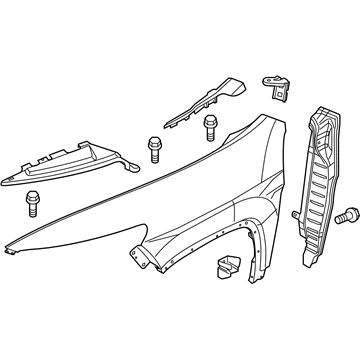 2016 Jeep Cherokee Fender - 68103308AD