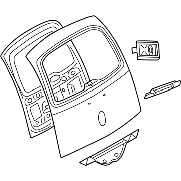 Mopar 68045677AB LIFTGATE