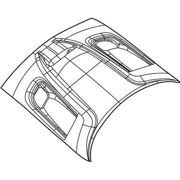 Mopar 68259672AC Hood Panel