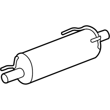 Mopar 52121604AA Exhaust Muffler