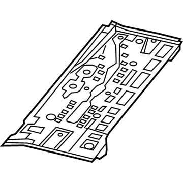 Mopar 68250638AA Pan-Front Floor