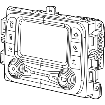 Mopar 68396665AB Radio-Multi Media