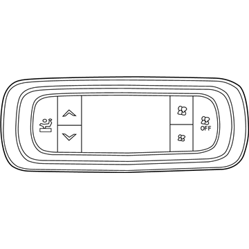 Mopar 68223336AF Air Conditioner And Heater Control