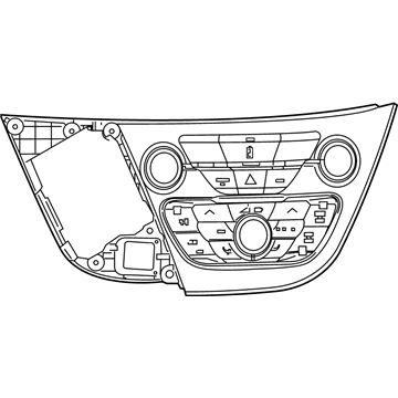 Mopar 6UX621X8AA Center Stack Control