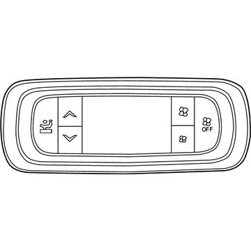 Mopar 68395990AA Air Conditioner And Heater Control