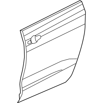 Mopar 68185689AC Sliding Door Outer Repair