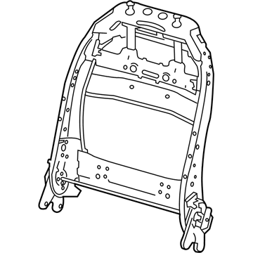 Mopar 68260534AB Frame-Front Seat Back