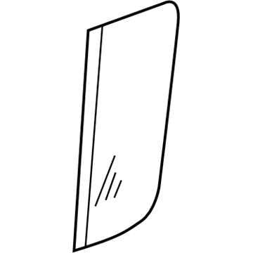 Mopar 55257086AE Glass-Rear Door