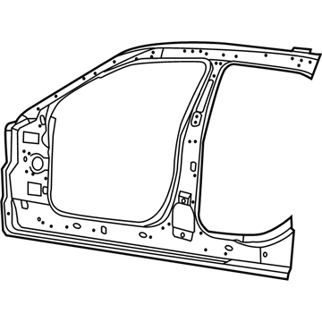 Mopar 68436610AA Panel-Body Side Aperture Inner