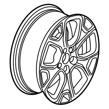 Mopar 5XA66LAUAA Aluminum Wheel