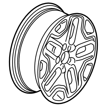 Mopar 5XA67MXFAA Aluminum Wheel