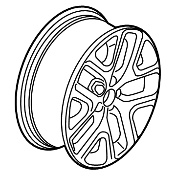 Mopar 5XA68LAUAA Aluminum Wheel