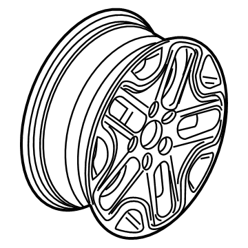 Jeep Renegade Spare Wheel - 6SX37RXFAA