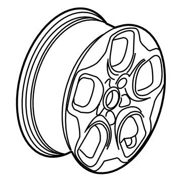 Mopar 5XA64LAUAA Aluminum Wheel