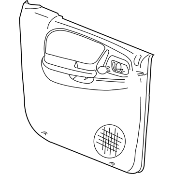 Mopar 5HS201D5AD Panel-Rear Door Trim