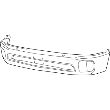 Mopar 68160856AC Front Bumper