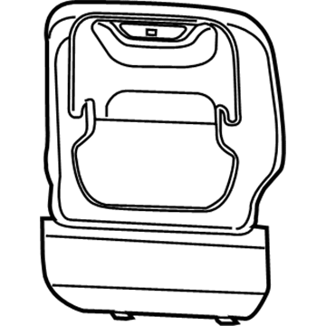 Mopar 5RT131L5AF Panel-Front Seat Back