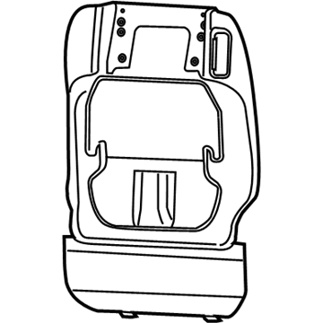 Mopar 5SC78DX9AD Panel-Front Seat Back