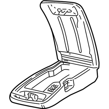Mopar TG111DVAA Seat Complete Armrest