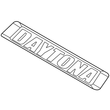 Mopar 68304038AA NAMEPLATE-Daytona