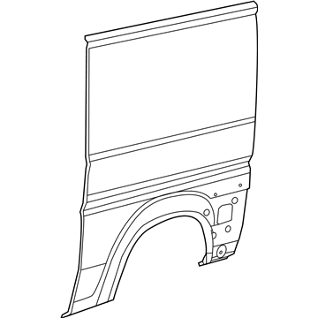 Mopar 68134823AA Panel-Body Side Aperture Outer