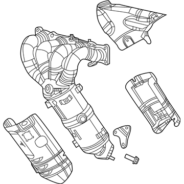 Mopar 68315810AA Exhaust And Catalytic Converter