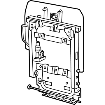 Mopar 68423684AA Frame - Rear Seat Back 40%