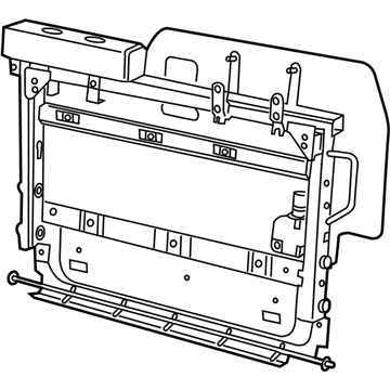 Mopar 68423683AA Frame - Rear Seat Back 60%