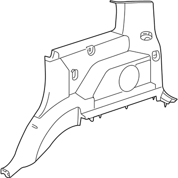 Mopar 5KH95XDVAE Panel-Quarter Trim