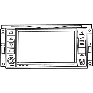 Mopar 68224886AB Radio-Multi Media