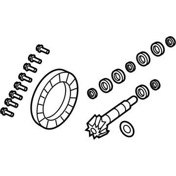 Mopar 68388808AA Gear Kit-Ring And PINION