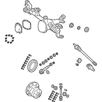 Mopar 68388709AA Axle-Service Front