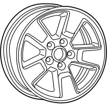 2013 Jeep Compass Spare Wheel - 5LB99PAKAA