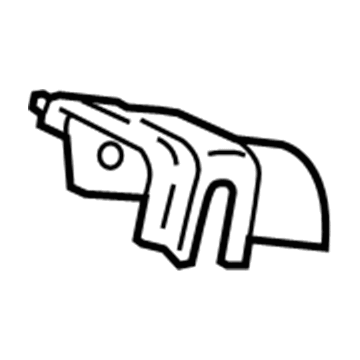 Mopar 5DZ67PD5 SHROUD As-Upper Fixed W/GAP HIDER C/S