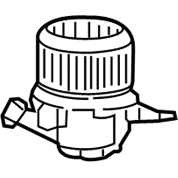 Mopar 68212083AA Motor-Blower With Wheel 68212083AA Mopar Motor-Blower With Wheel Illustration 1 of 1