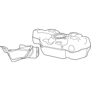 68104307AA Mopar Fuel Tank Illustration 1 of 1