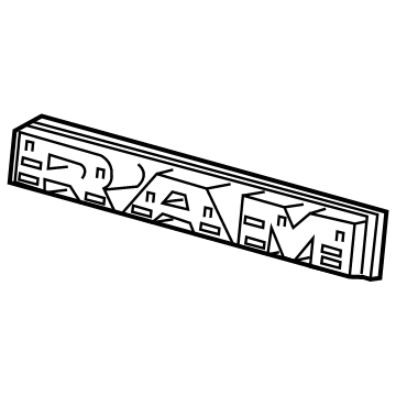Ram 1500 Emblem - 68293104AA