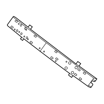 Mopar 68100209AF Beam-Front Bumper