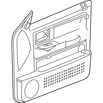 Mopar 5JX081DVAF Panel-Front Door Trim